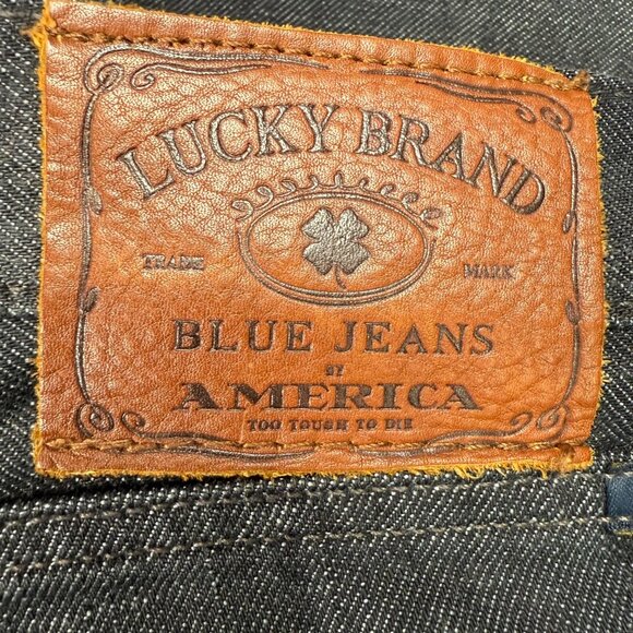 Lucky Brand Mens Size 40x30 Black Straight-Leg Jeans Classic Denim - Picture 8 of 9